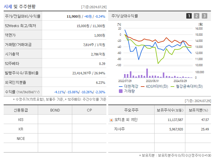 대한제강_기업개요
