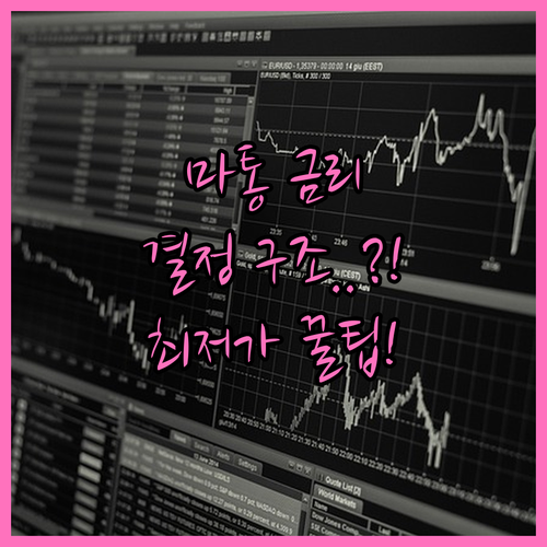 마이너스 통장 한도 대출 금리 결정 ..