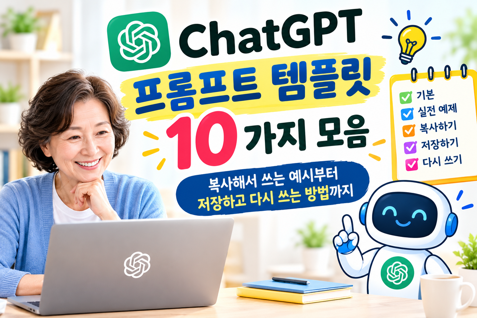 프롬프트 템플릿 10가지 모음