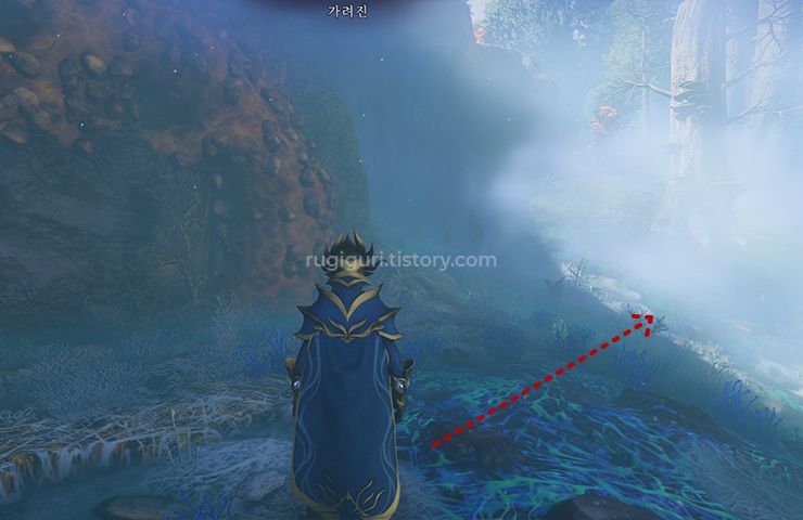 인슈라오디드 호박석 위치