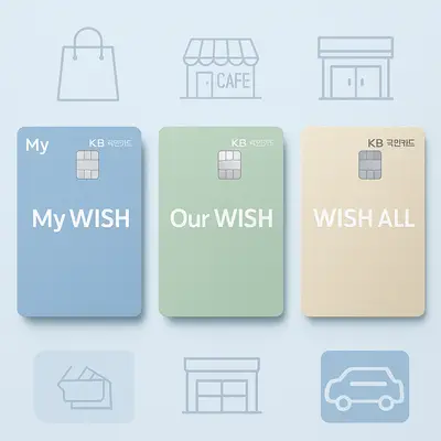 KB 국민 위시카드 시리즈 완벽 비교: 마이위시 vs 아워위시 vs 위시올 카드 혜택 분석