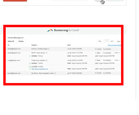 gmail 수신확인 방법