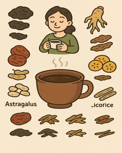 쌍화차 재료 구성과 약재별 효능2