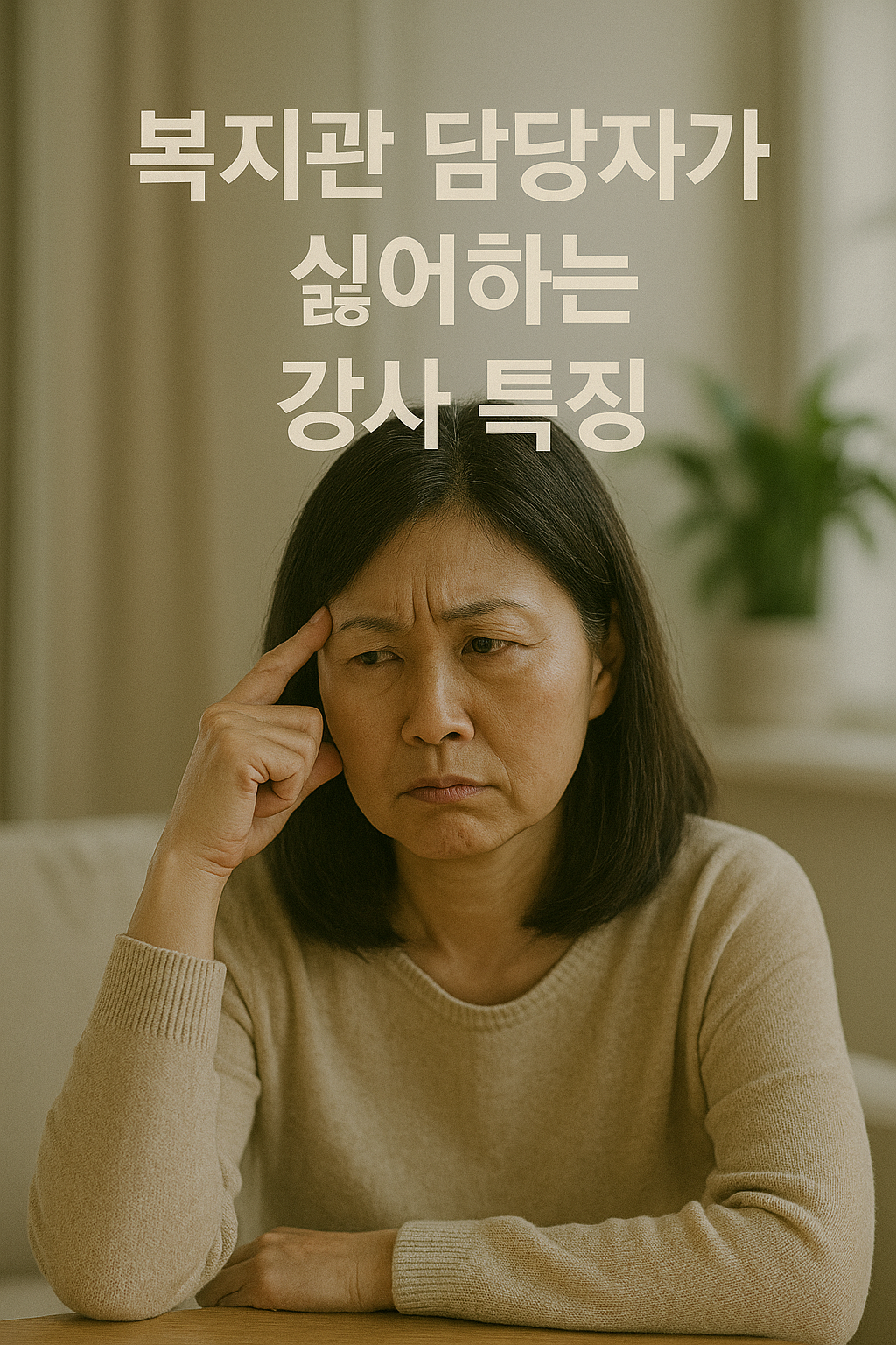 복지관 담당자가 싫어하는 강사 특징 복지관 담당자가 싫어하는 강사 특징 