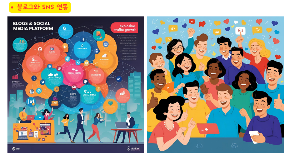 블로그와 SNS 연동