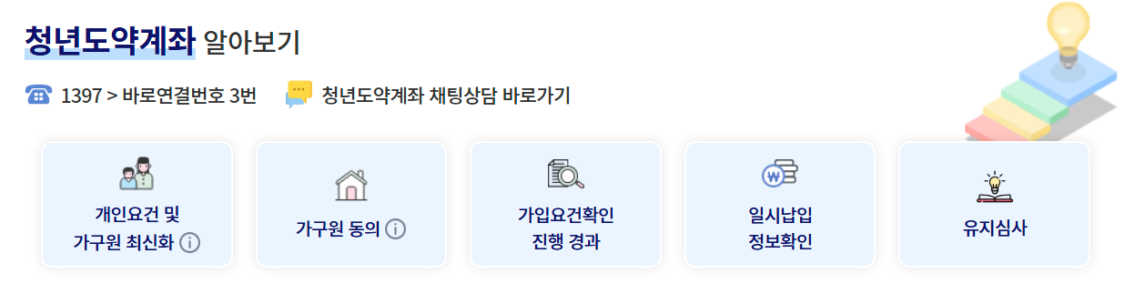 청년도약계좌 가입조건 계좌신청기간 신청방법 총정리