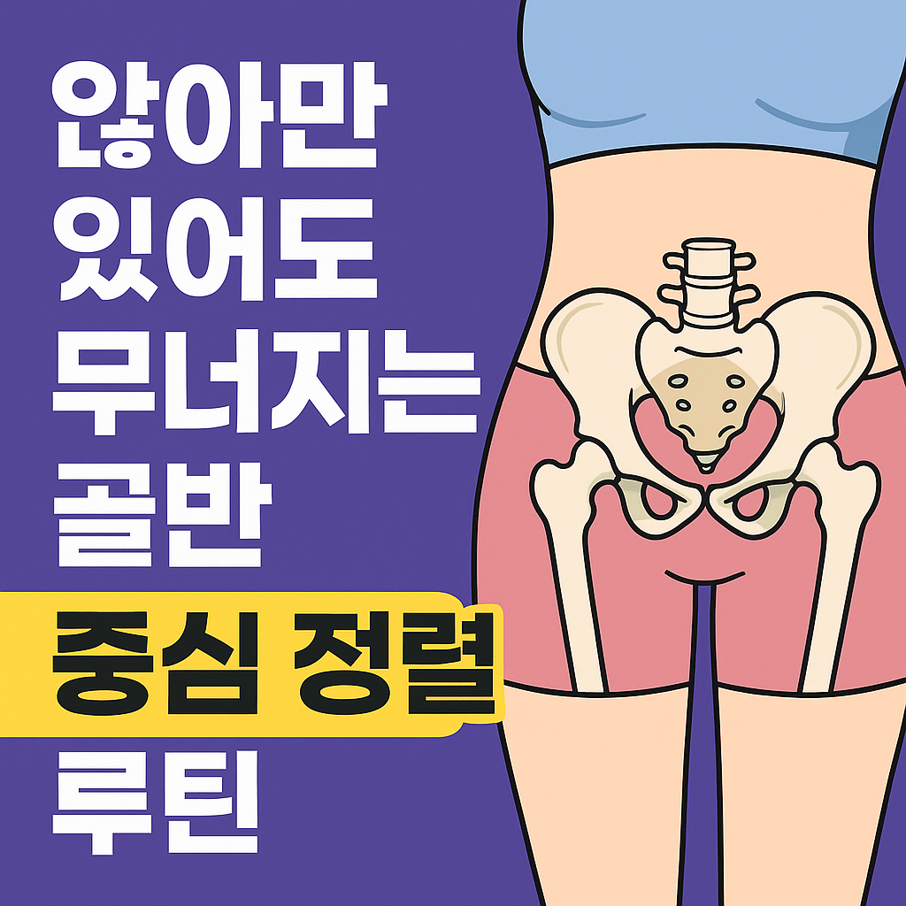 골반 정렬과 중심 회복을 위한 데일리 스트레칭 루틴 썸네일 이미지