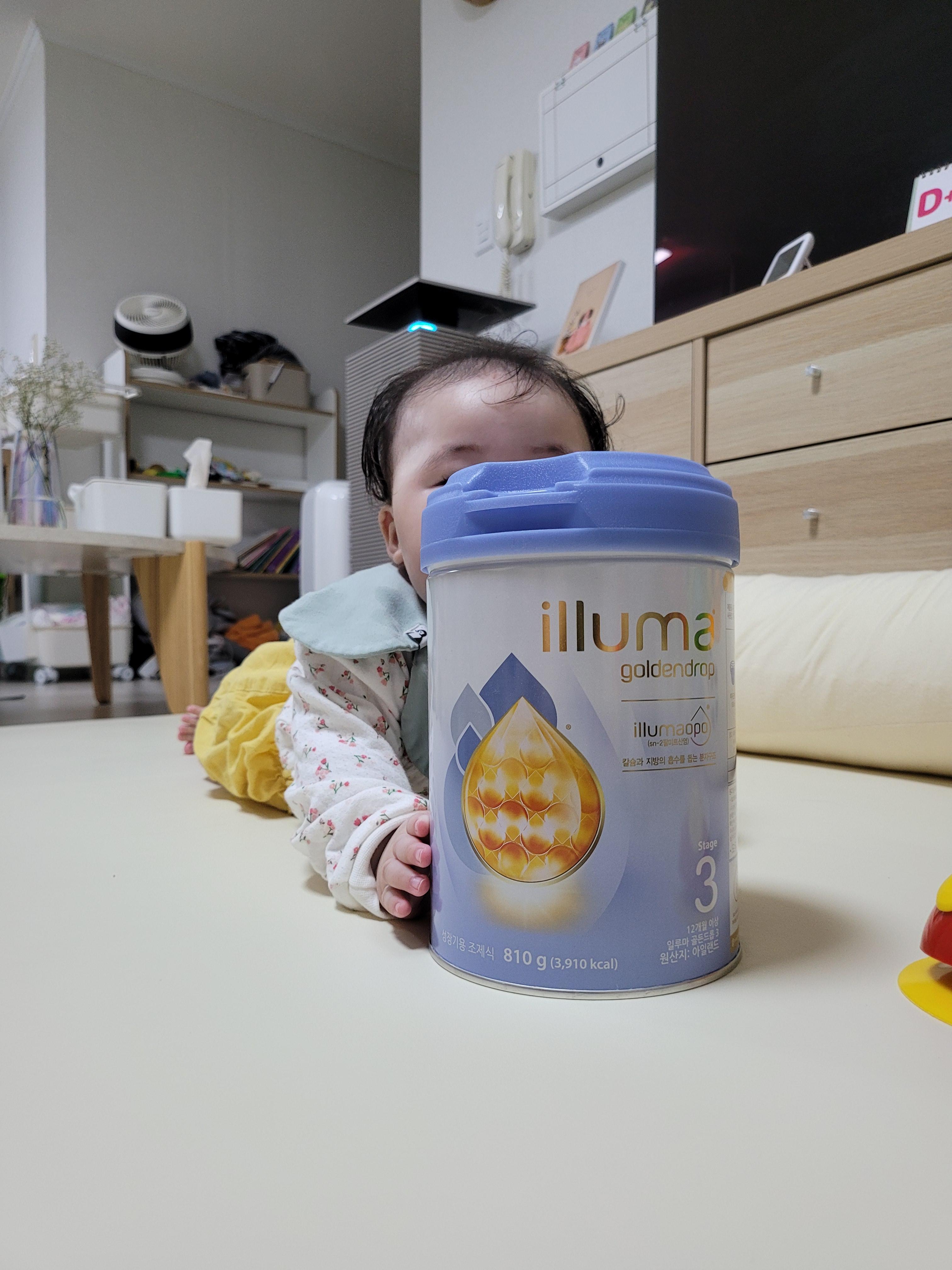 일루마 골든드롭3, 일루마 골든드롭3 후기, 소화 좋은 분유, 12개월 아기 분유, 아기 황금변 분유, 물에 잘 녹는 분유