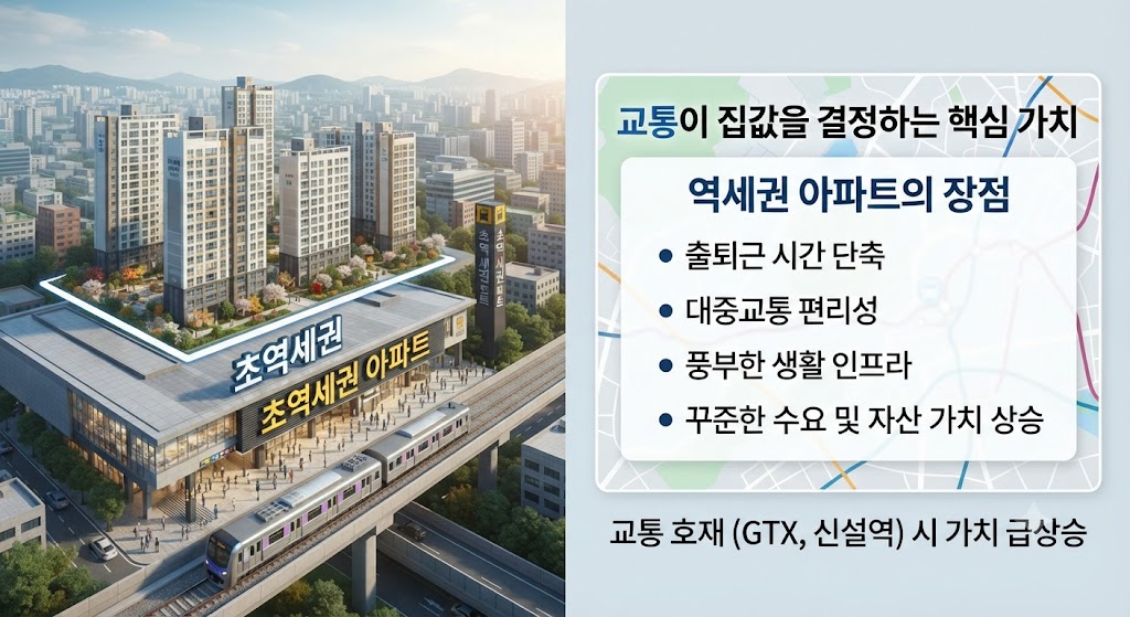 교통이 집값을 결정하는 이유, 왜 역세권 아파트는 항상 인기가 많을까?