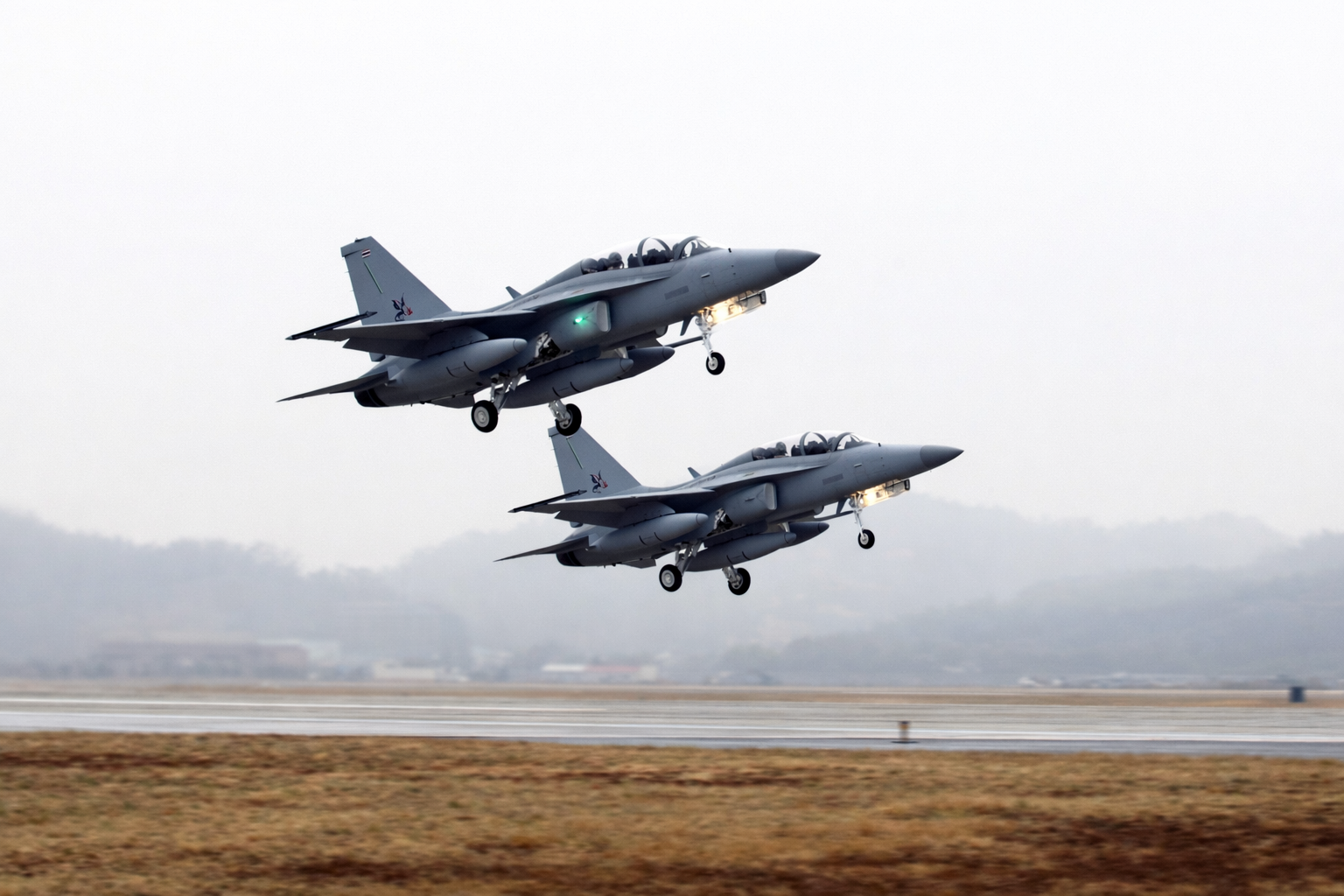 T-50 훈련기 이륙 모습