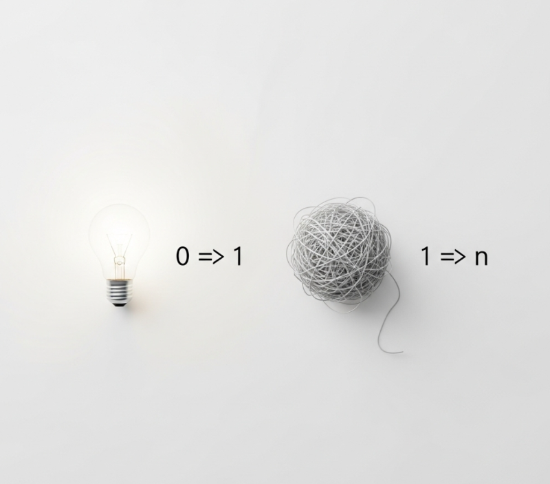 제로 투 원(0 to 1) 의 순간을 강조해요