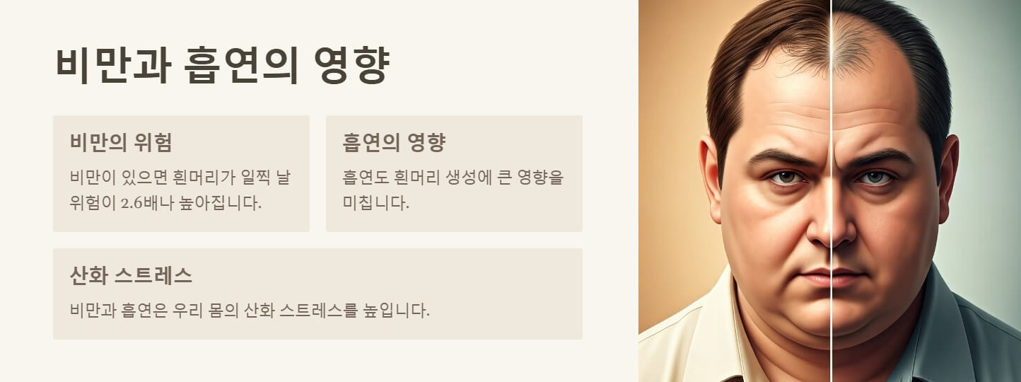 흰머리 나는 이유