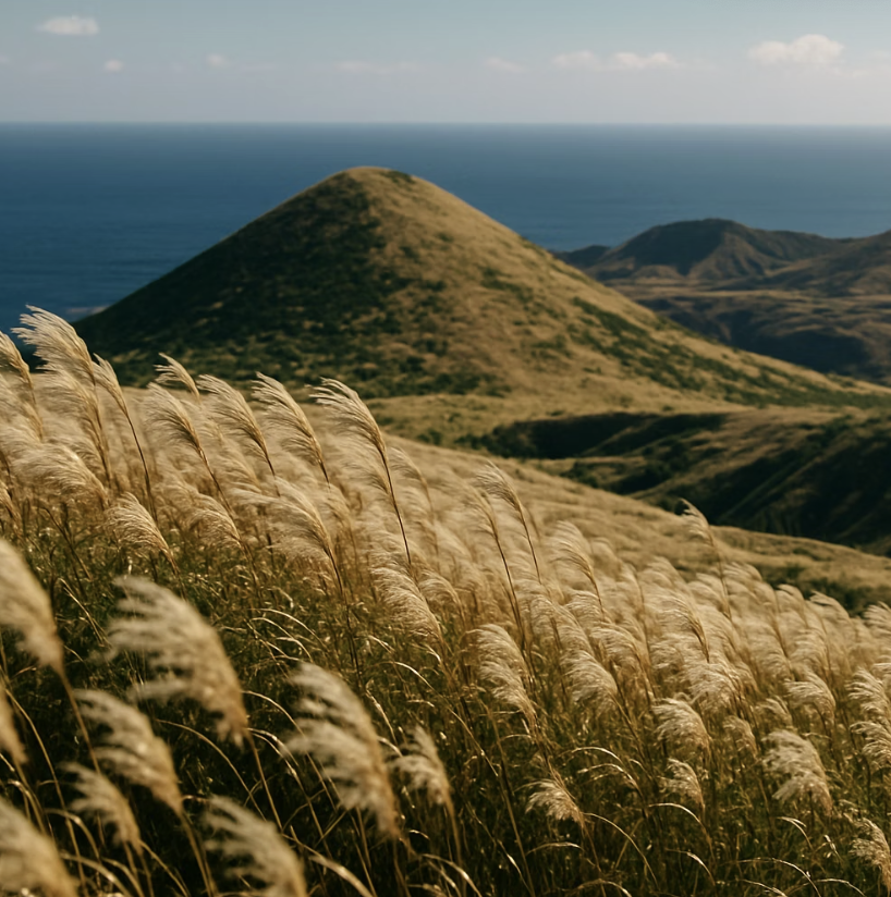 5. 신비로운 화산섬의 은빛 물결, 제주 새별오름