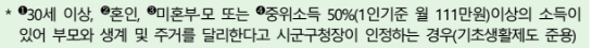 청년 월세 지원 신청방법 조건 필요서류 총정리에서 본인가구의 소득,재산만 확인하는 경우 설명글 캡처