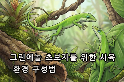 그린에놀 초보자를 위한 사육 환경 구성법