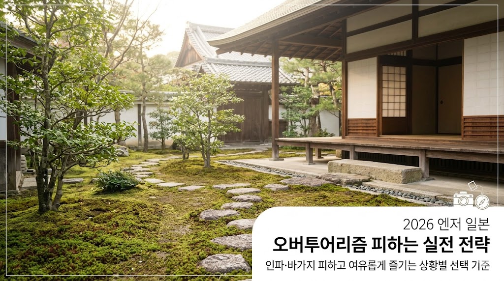 2026 엔저 일본, 오버투어리즘 피하는 실전 전략