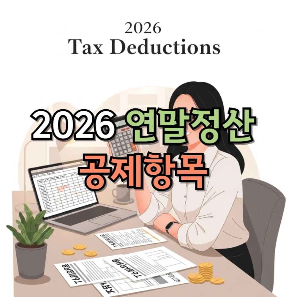 2026 연말정산 공제항목