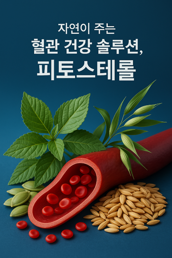 피토스테롤 효능: 혈관 건강과 혈당 조절에 탁월한 식물성 영양소