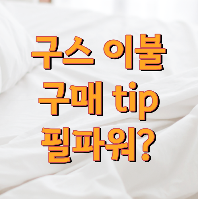 구스이불 선택팁 썸네일