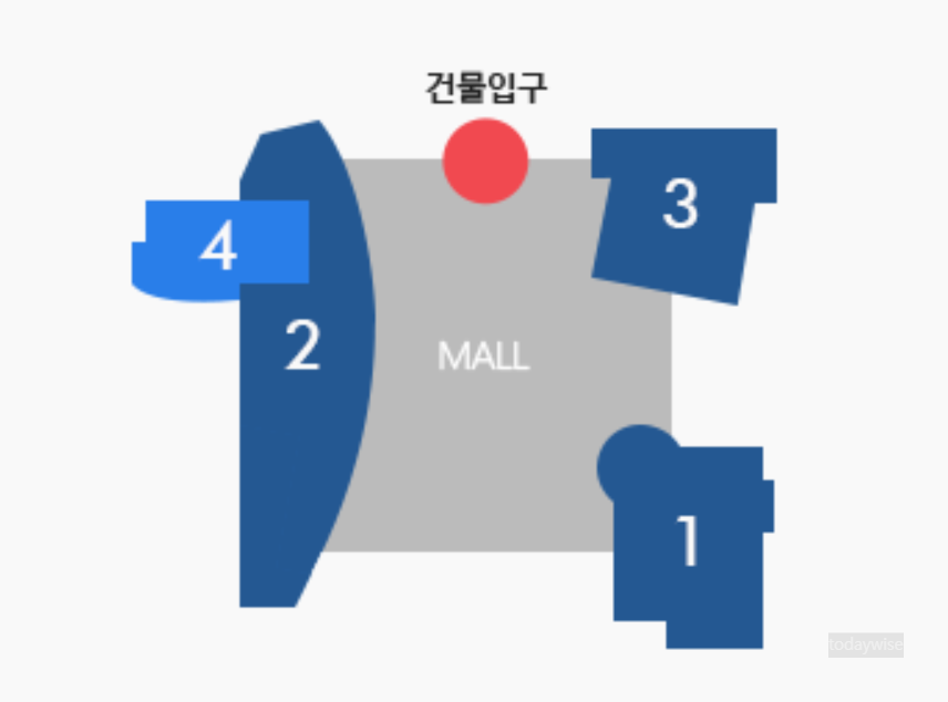 한전아트센터 부지내 건물 배치도