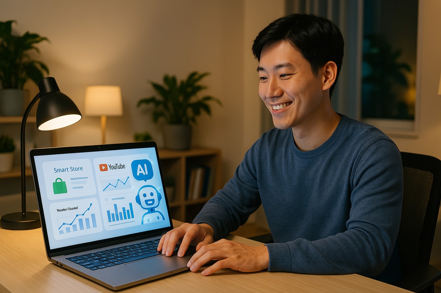 30대 직장인, AI로 부업 도전!