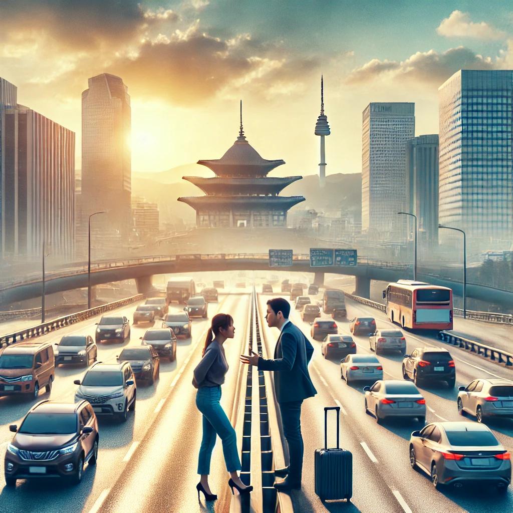 서울시청 교통사고 부부싸움