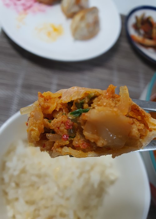 김치만두
