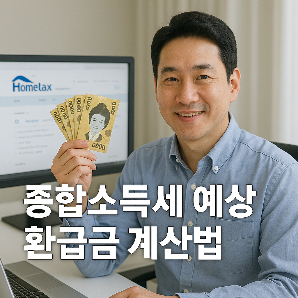 종합소득세 환급금 계산하기