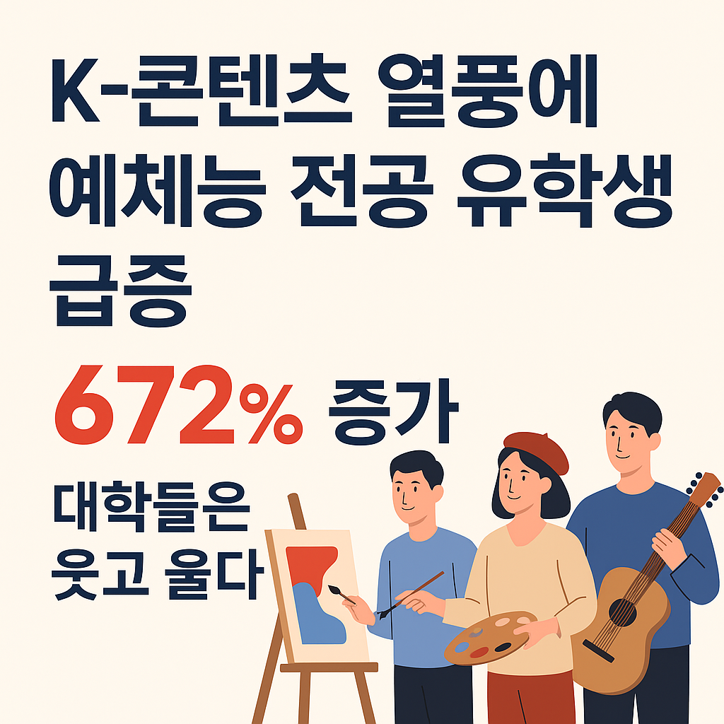 K-콘텐츠 열풍에 예체능 전공 유학생 급증…대학들은 웃고 울다