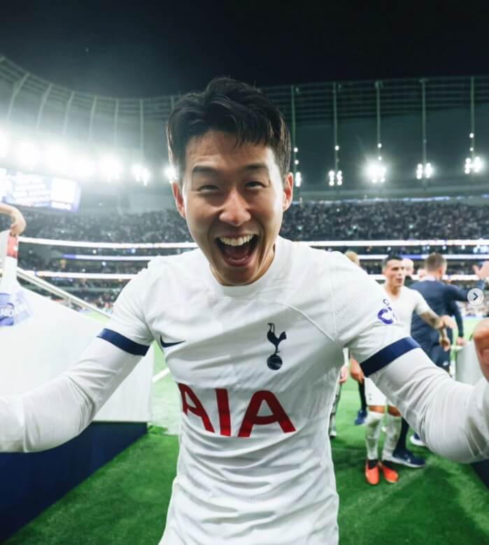 토트넘의 손흥민 선수