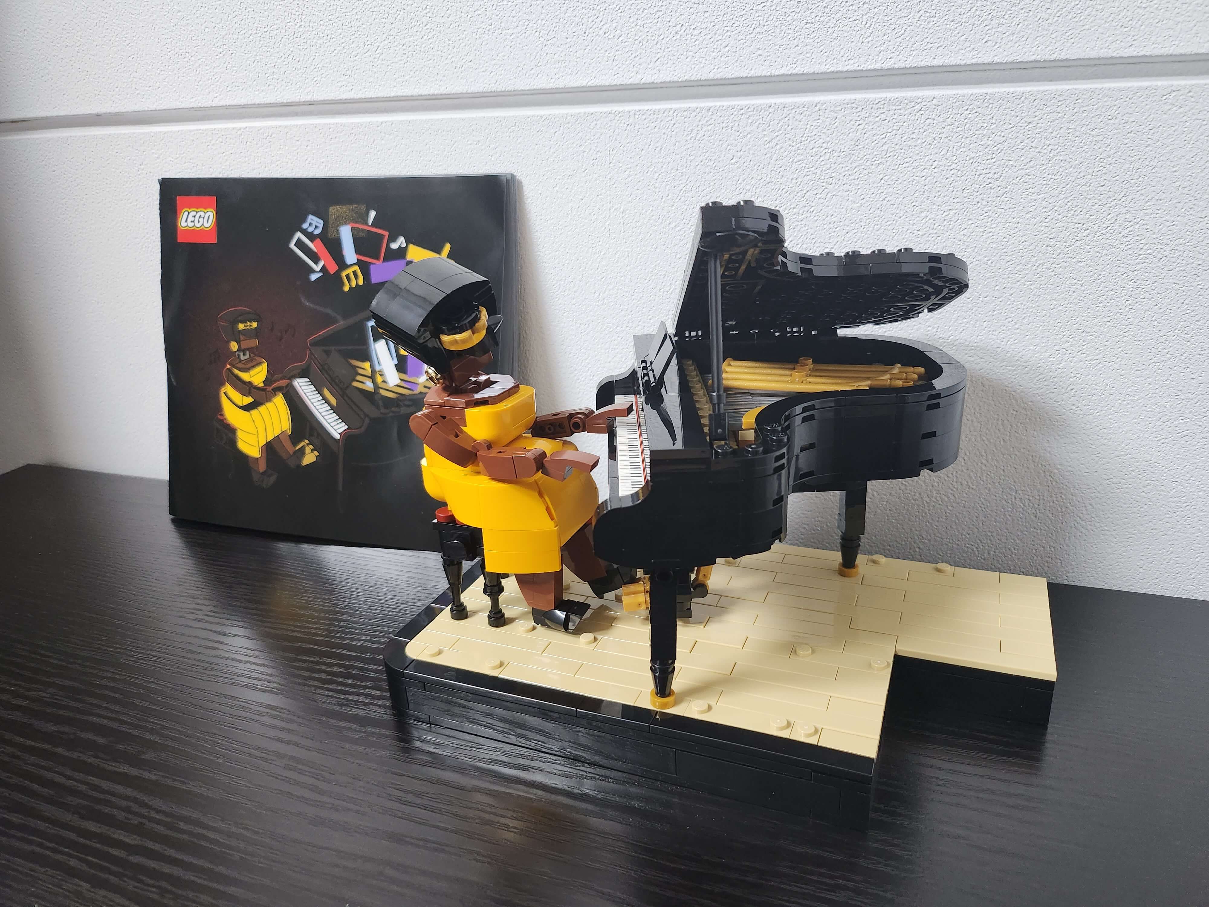 레고 재즈 4중주 (#21334) 피아노 파트 조립전 &amp; 완성 본