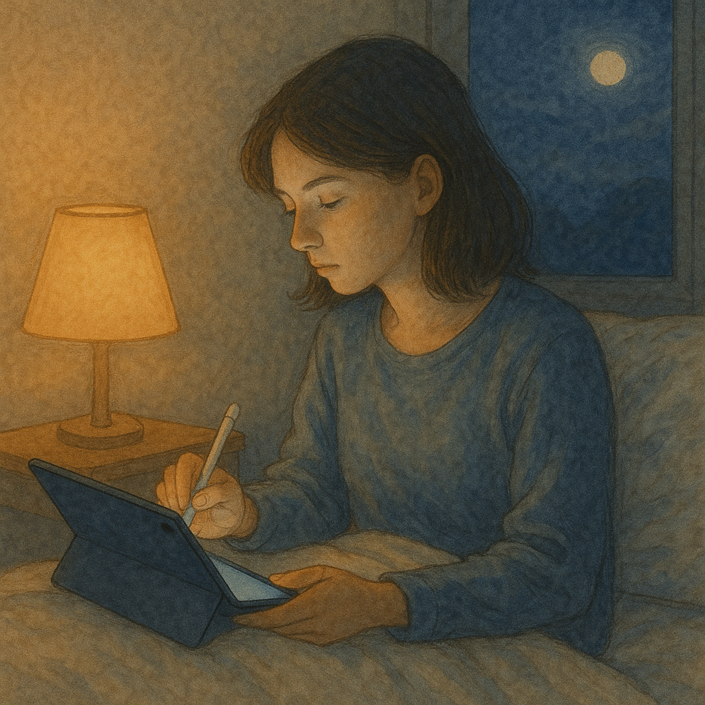 오늘 밤, 나처럼 생각이 많아지는 사람들에게 닿았으면 좋겠어요.