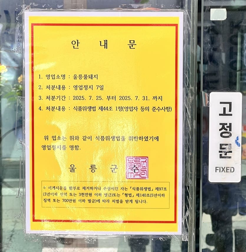 Restaurant doors with closed administrative signs