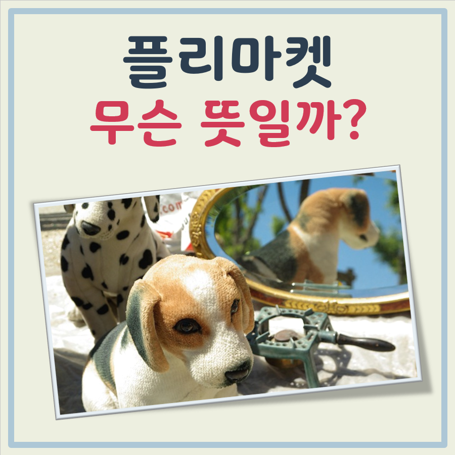 플리마켓 뜻 대표 이미지