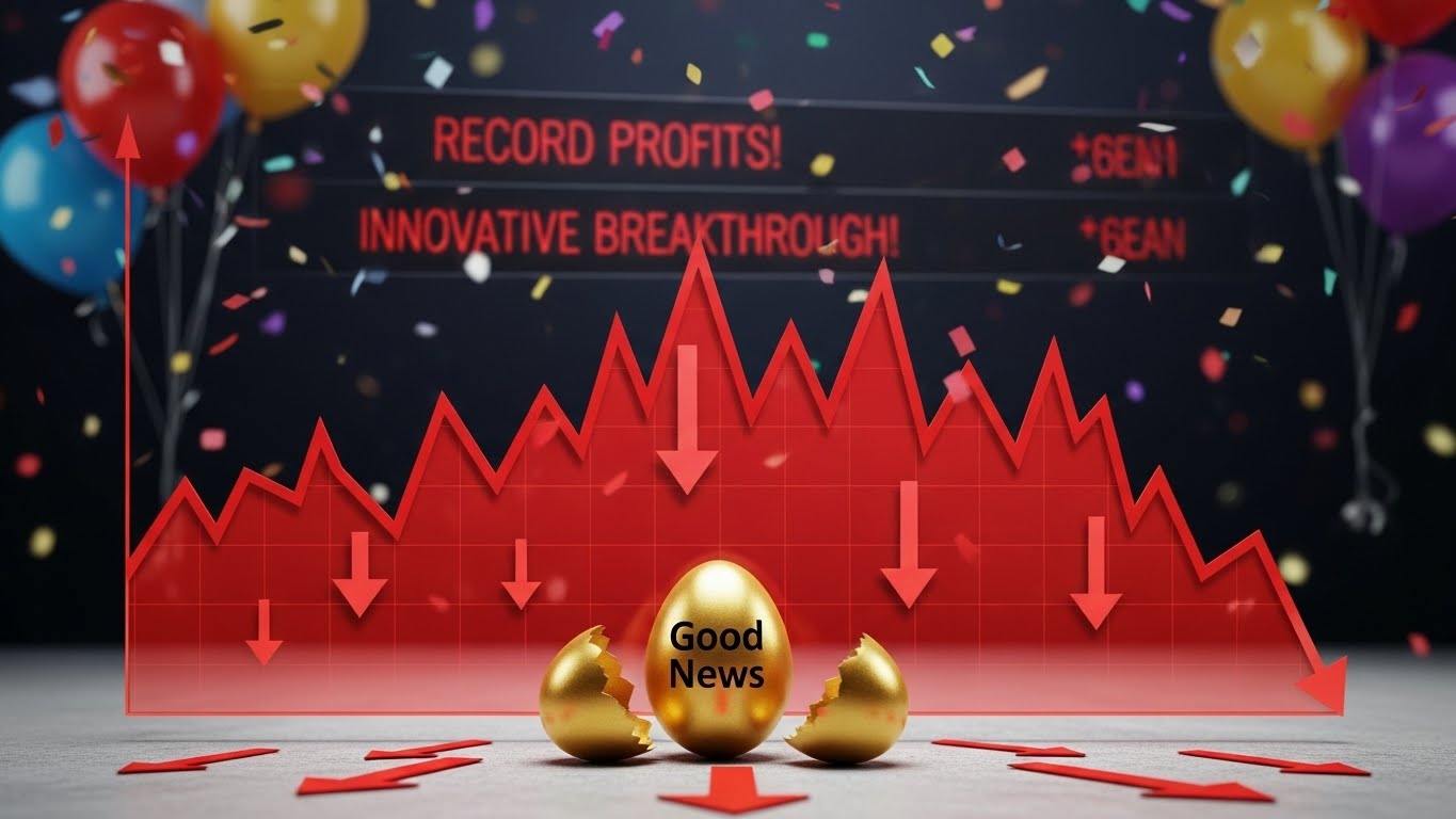 호재 뉴스가 나온 뒤 주가가 하락하는 구조