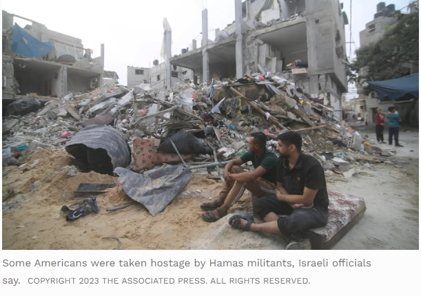 하마스의 이스라엘 공격으로 미국인 최소 9명 사망...총 사망자 1,200명 돌파 VIDEO:At Least 9 Americans Killed In Hamas Attack On Israel&mdash;Total Deaths Eclipse 1,200