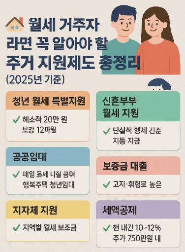 월세 거주자를 위한 제도 총정리