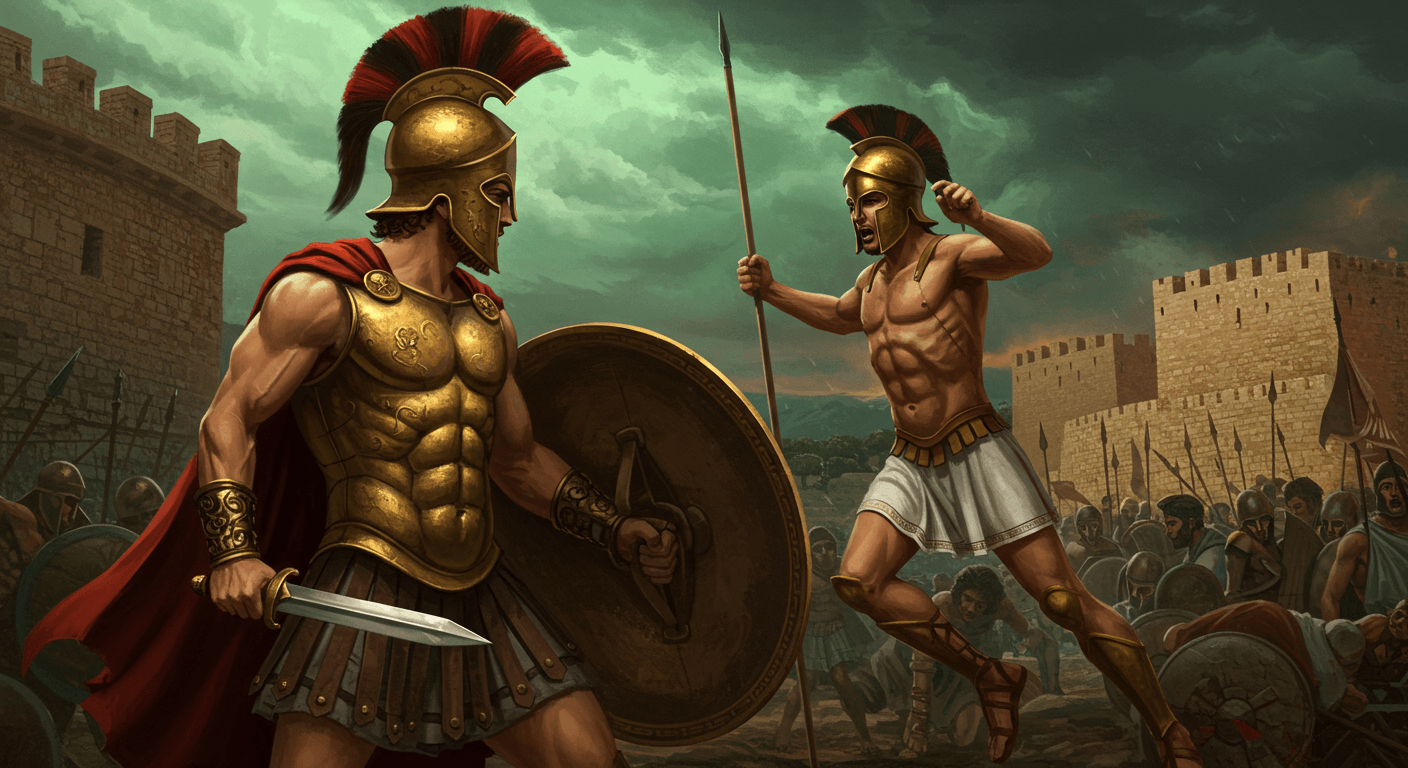 헥토르 vs 아킬레우스 (가족, 명예, 전쟁철학 비교) 관련 사진