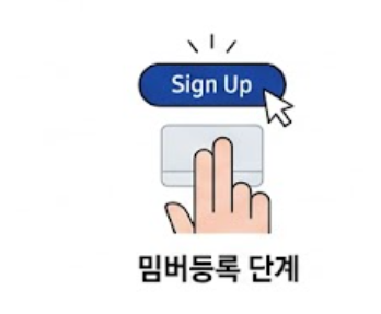 멤버등록 필요 단계