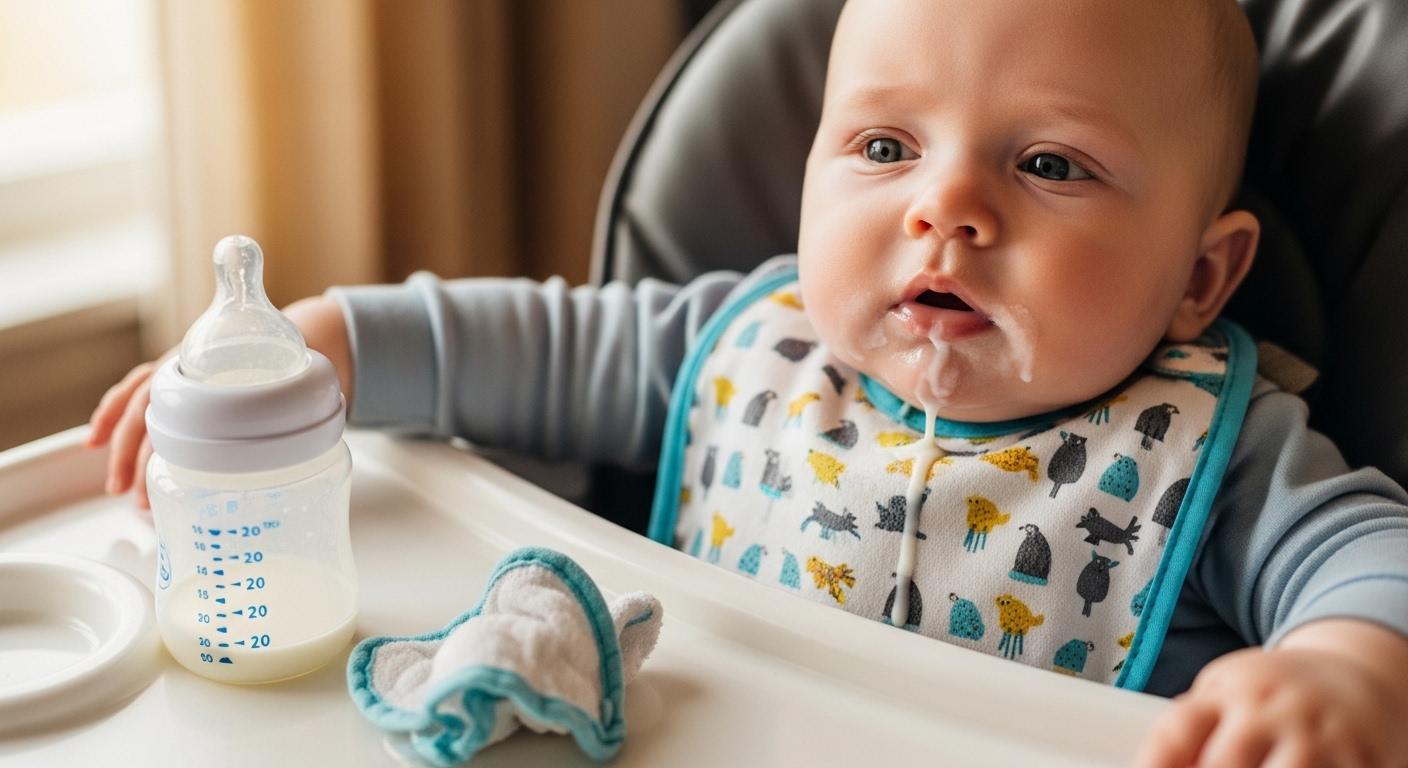 분유먹고 토하는 이유