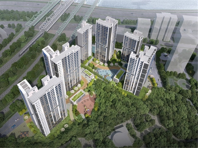 동작구 수방사 아파트 구 조감도