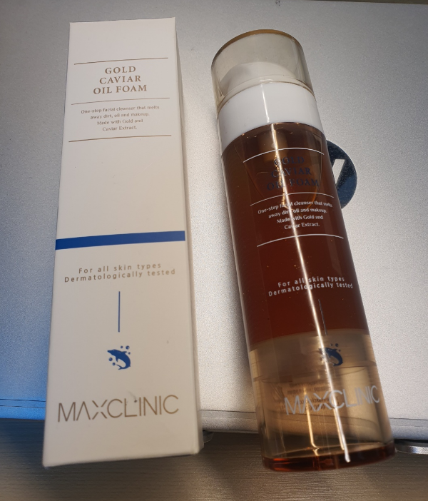 맥스클리닉 골드 캐비어 오일폼
