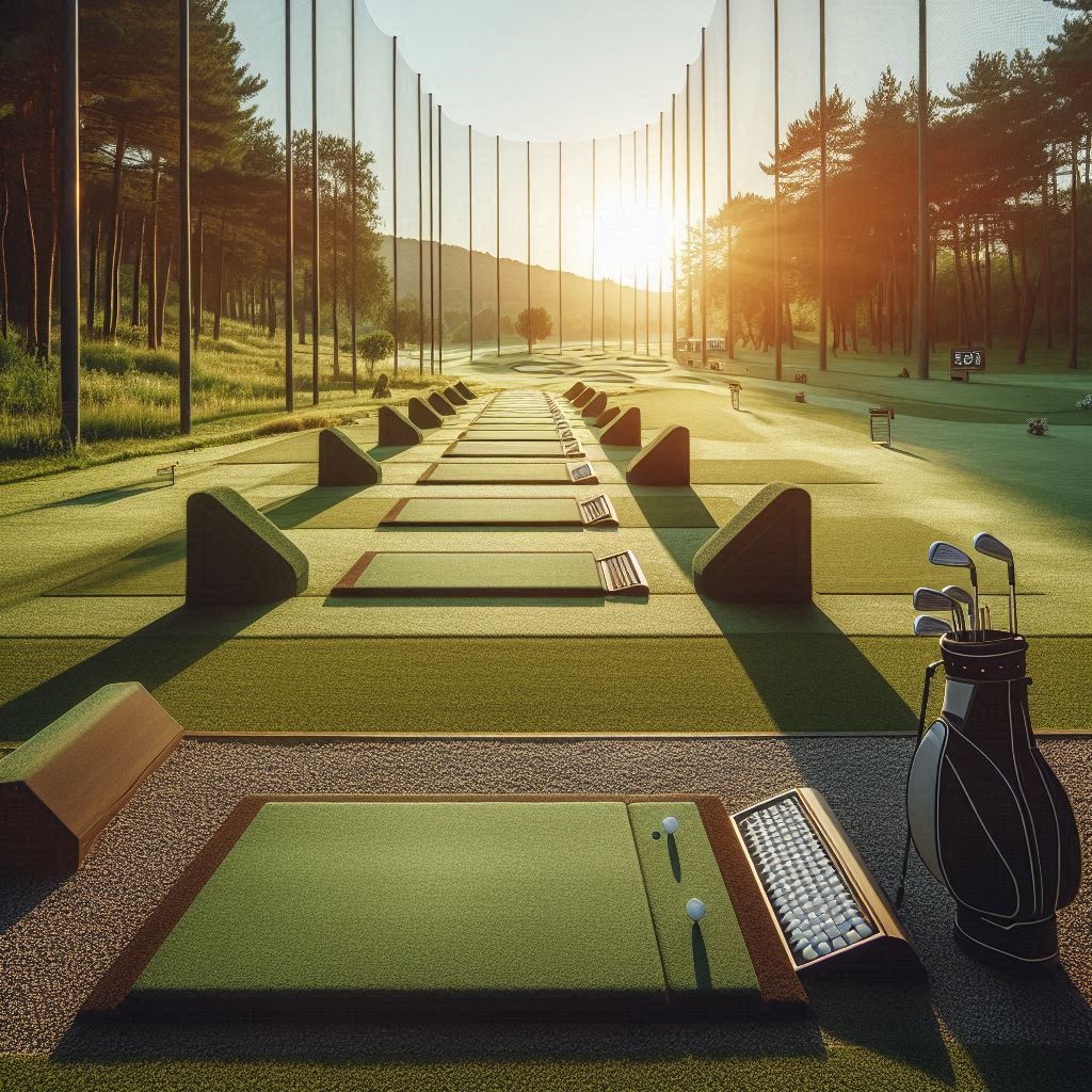 실외골프연습장 배경