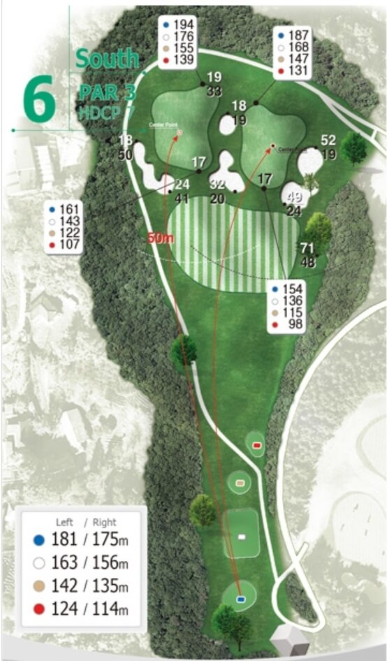 남 코스 6 Hole Tip
