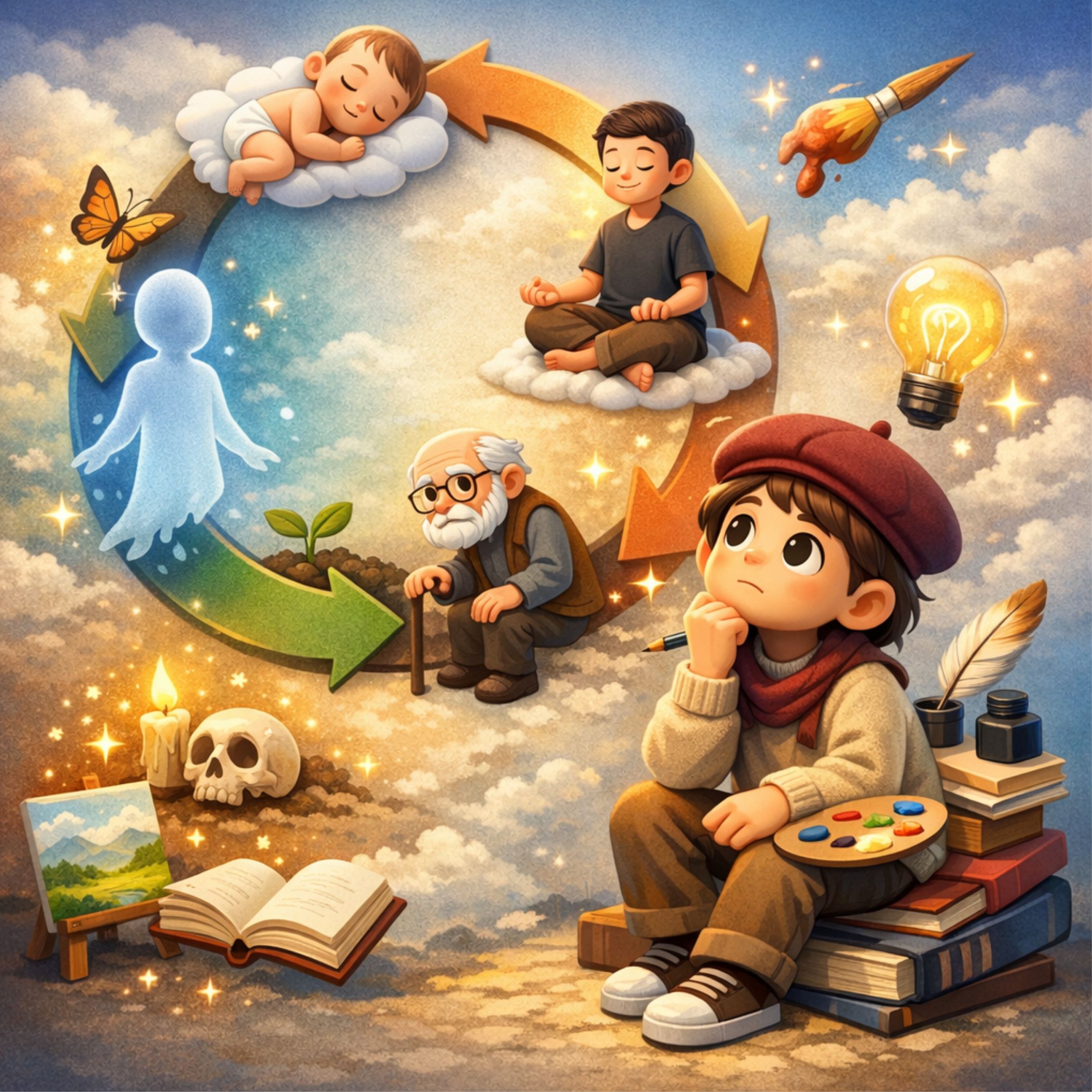 윤회는 창작의 영감인가?