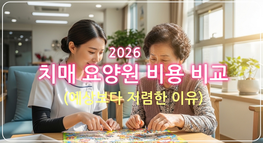 치매요양원 비용비교