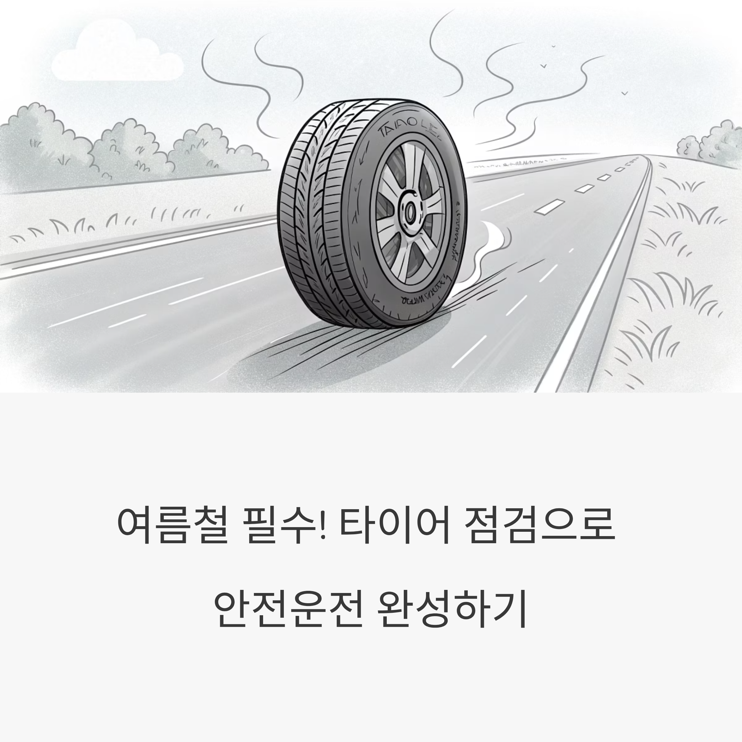 여름철 필수! 타이어 점검으로 안전운전 완성하기