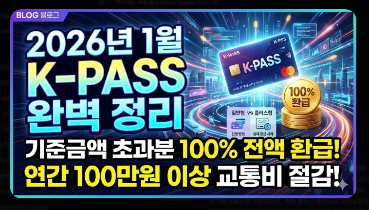 2026 모두의 카드 K패스(신청, 환급, 차이)(+사례)