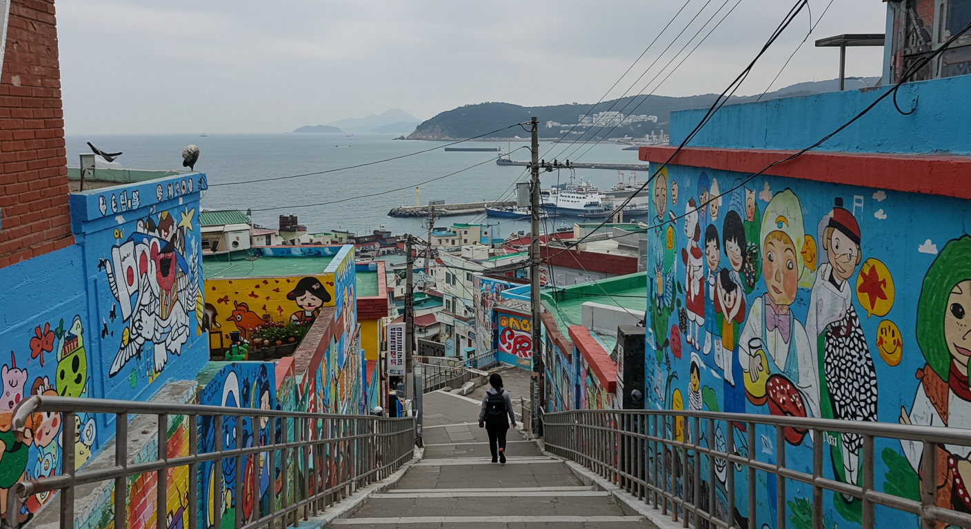 동피랑 벽화마을