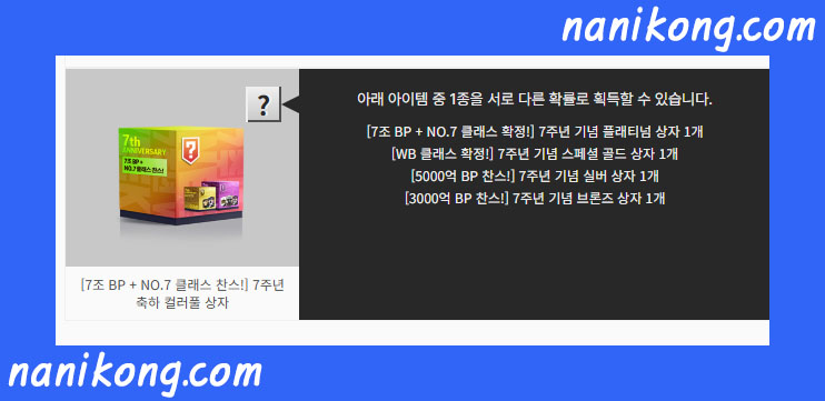 FC 온라인 - 7주년 WEEK 이벤트